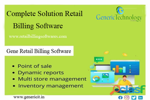 Complete Solution Gene Retail Billing Software