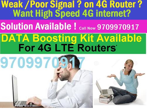  4G ROUTER SIGNAL boosting Kit Get 2X Extra Speed