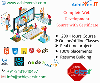 Web Development Certification Course