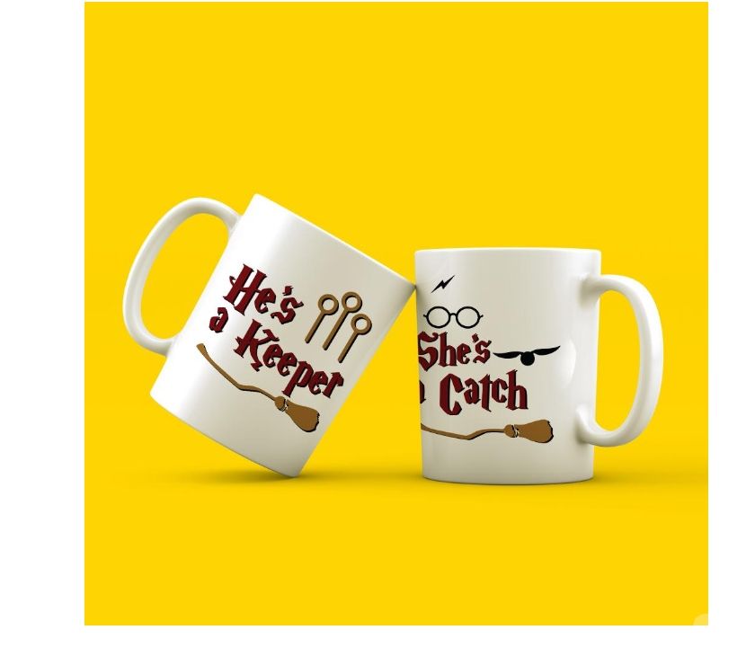 Harry Potter Couple Coffee Mug - Set of 2 | Best Couple Gif