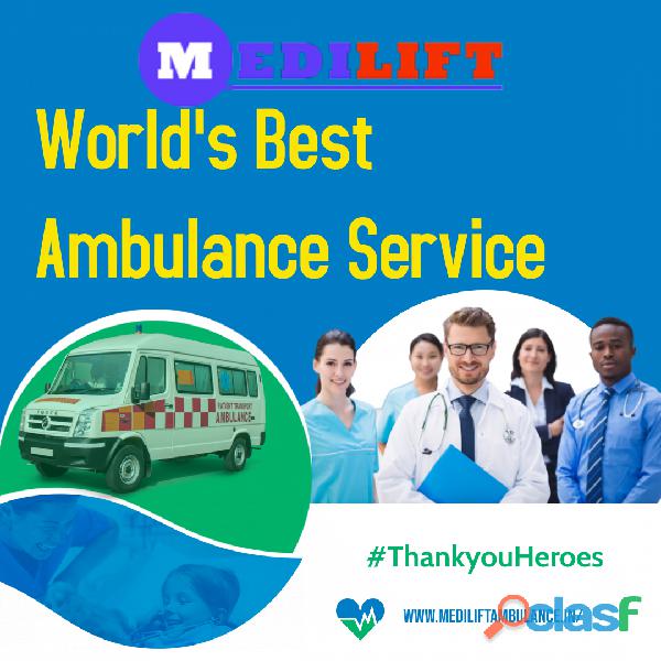 Book Best Ground Ambulance Service in Danapur Medilift