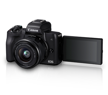 New trend Canon EOS M50 Mirrorless Camera with  mm lens