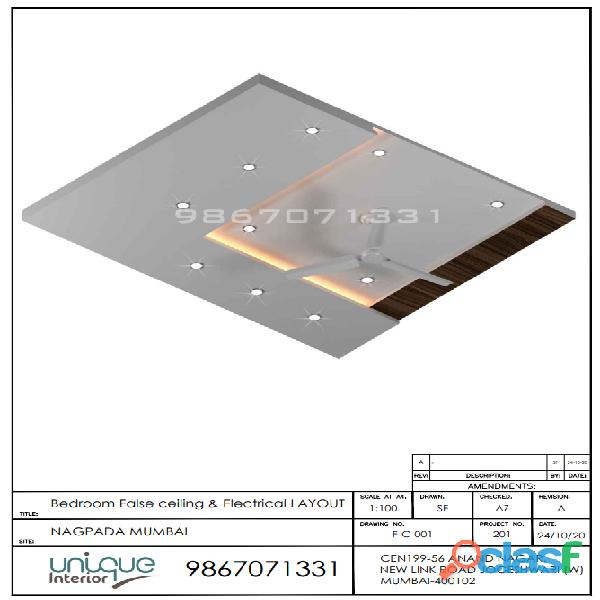 False Ceiling Cost Installation Rates With Material