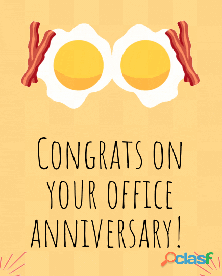 Happy Work Anniversary Gif Cards & Group Greeting eCards