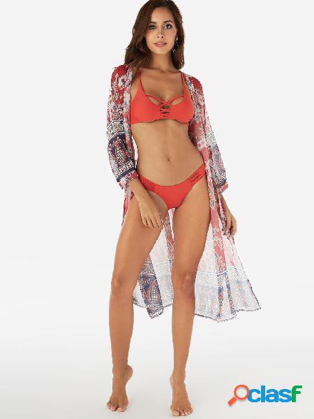 Floral Print Cover Up