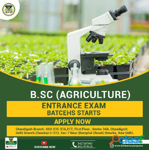 Bsc Agriculture Coaching coaching classes in chandigarh