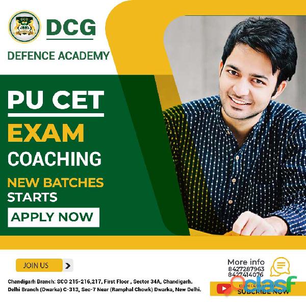 PU CET Coaching Center in Chandigarh
