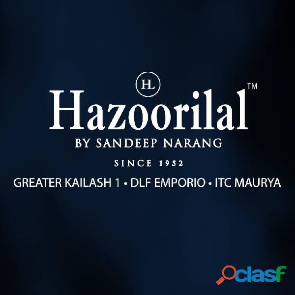 The collection of Hazoorilal engagement jewellery in Delhi