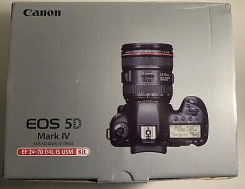 New Canon 5D Mark IV Digital Camera with 50mm Canon Lens B