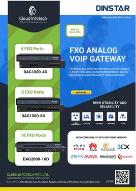 FXO Analog VoIP Gateway Cloud Infotech