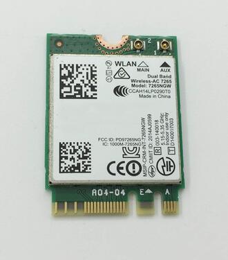 867Mbps Dual Band WirelessAC NGW WiFi Card for HP Chrome