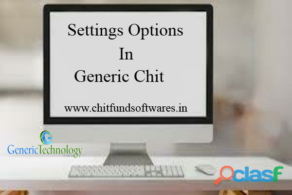 Settings Options In Generic Chit