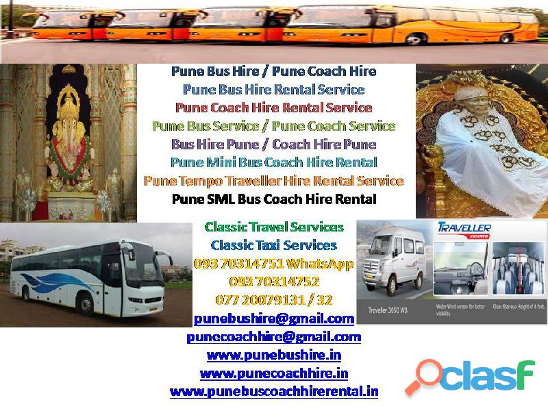 Tempo Traveller Hire In Pune, Tempo Traveller On Rent In