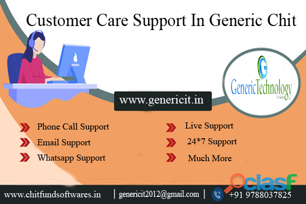 Customer Care Support In Generic Chit