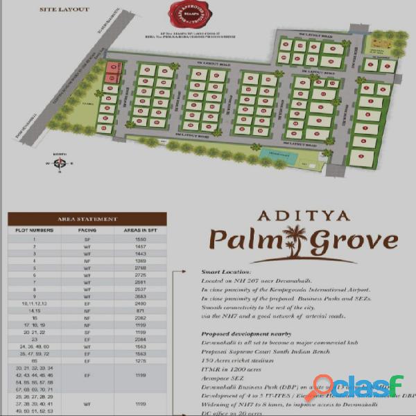 Aditya palm in Devanahalli