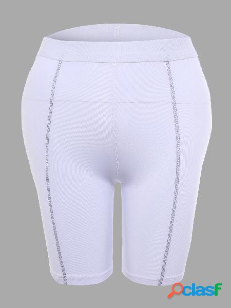 White Professional Biker Shorts