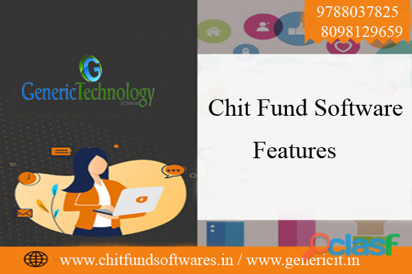Chit Fund Software Features | GenericChit