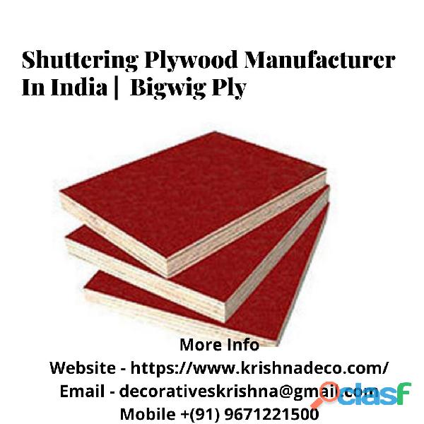 Shuttering Plywood Manufacturer In India | Bigwig Plywood