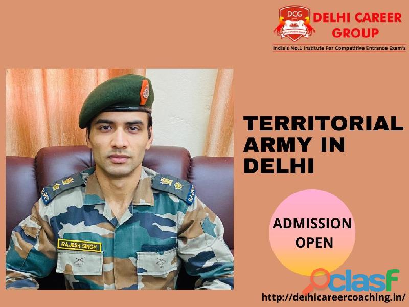 TERRITORIAL ARMY Exam Coaching In Delhi