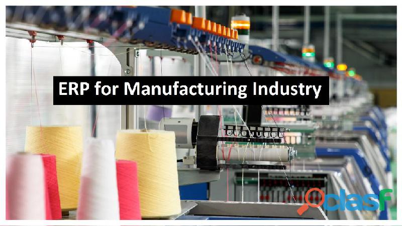ERP Solution For Manufacturing Industry