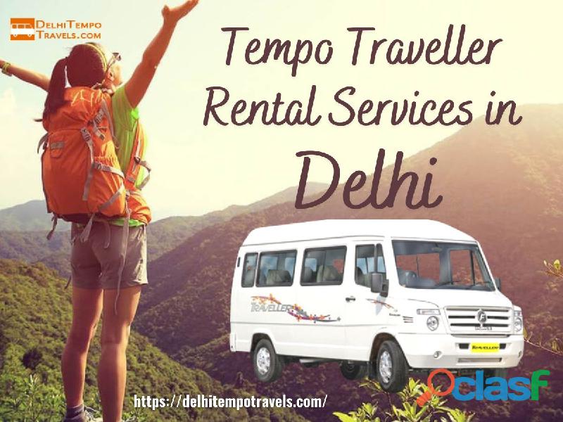 Tempo Traveller Rental Services in Delhi at Best Rates