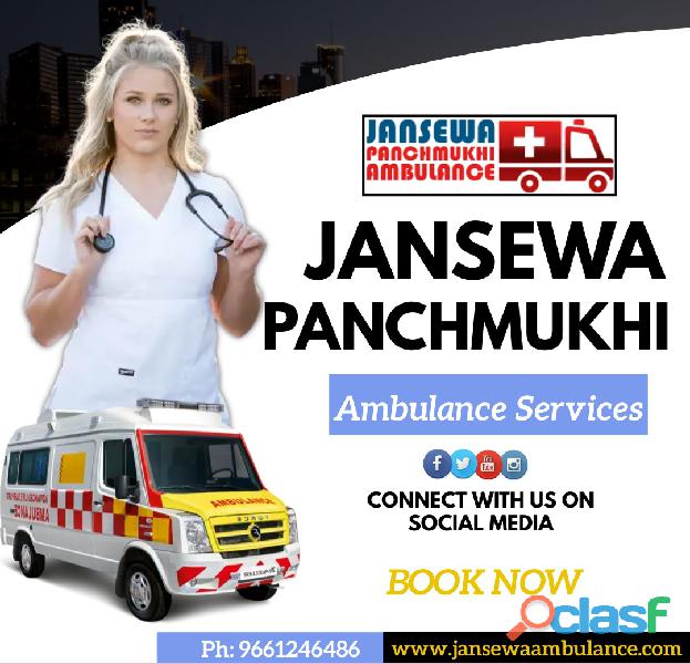 Cardiac Ambulance Service in Mayur Vihar by Jansewa