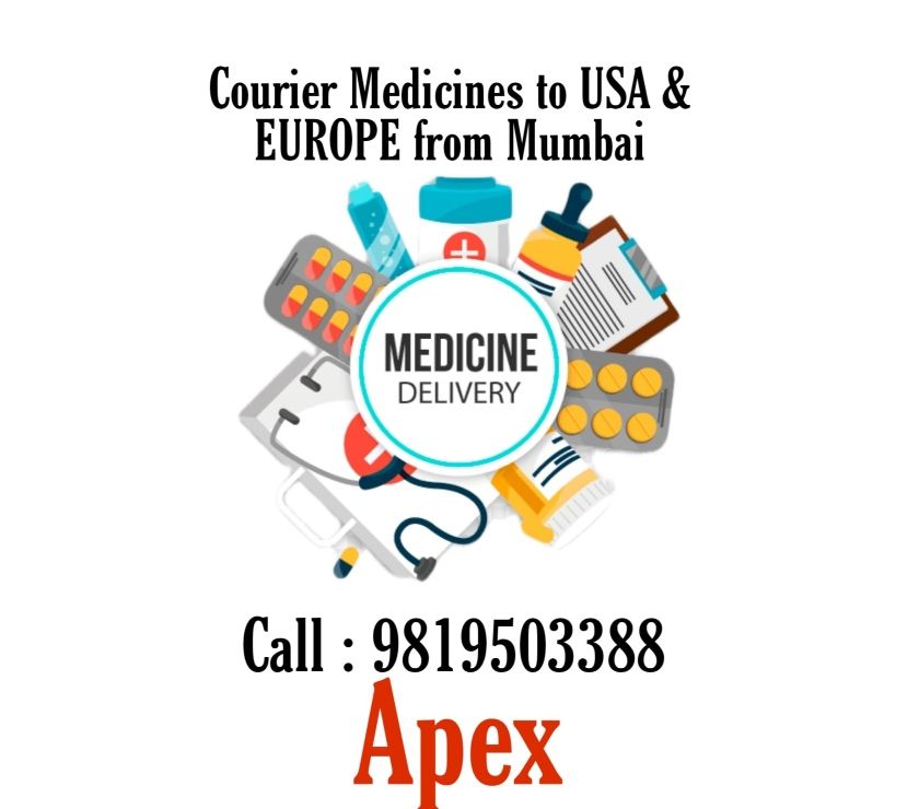 Courier Medicines to USA from Navi Mumbai call 