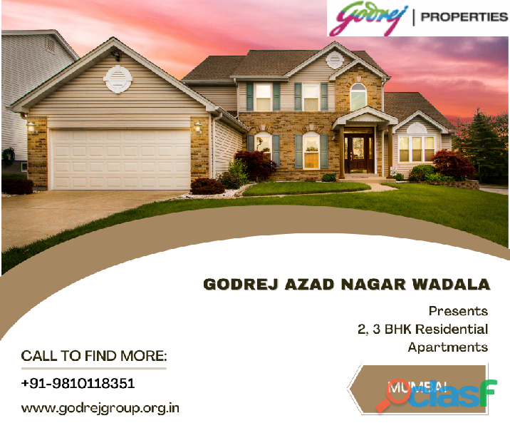 Godrej Azad Nagar Wadala| Godrej new project Wadala