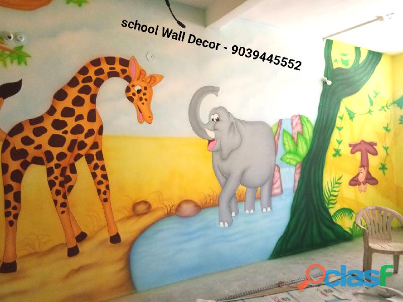 Play school Cartoon Painting Works Bhatinda