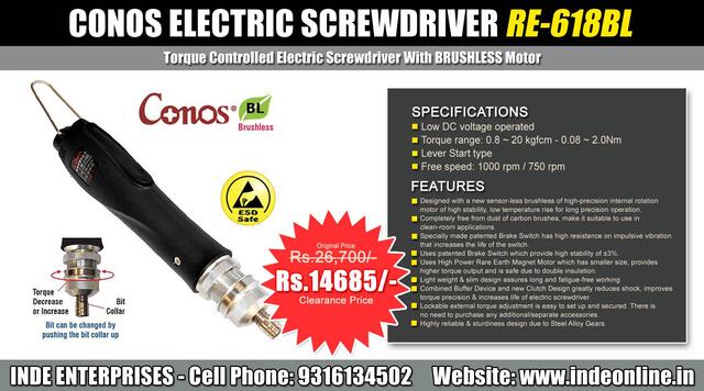 Conos Electric Screwdriver RE618BL