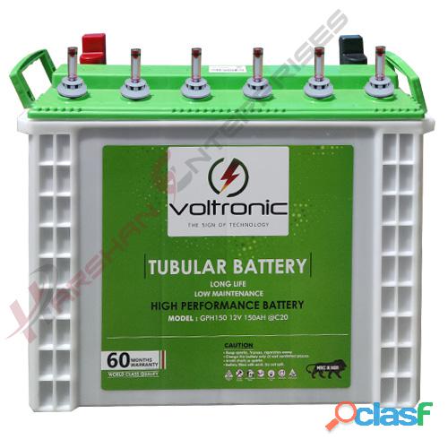 Voltronic GPH12150 150AH Tall Tubular Battery