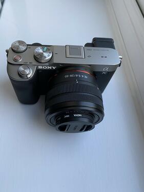 Sony A7C Mirrorless Camera Body Siver Sony FE  Lens Ho