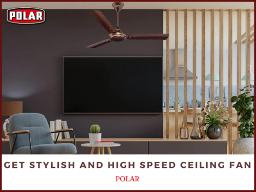 Ceiling fans with high speed and stylish designs