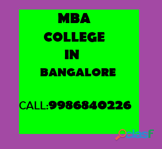 List of MBA college in Bangalore