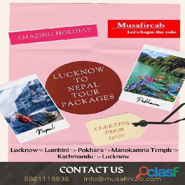 Nepal Tour Packages from Lucknow