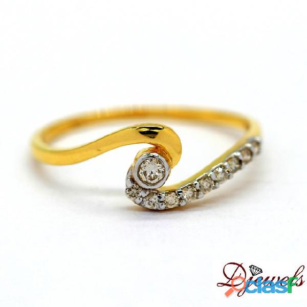 Designer Diamond Ring at Wholesale Price for Women's Mid
