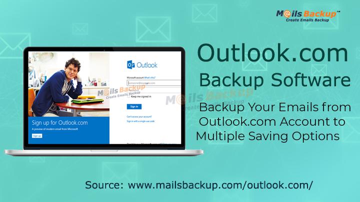 Backup Outlook Emails to Various Saving Options on Windows