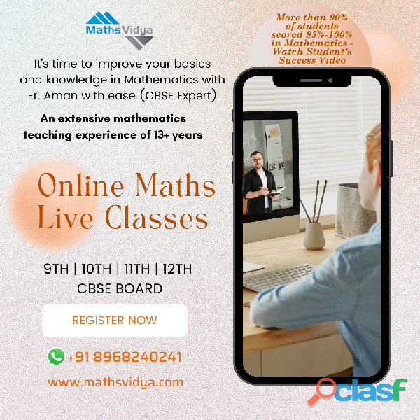 Best Maths Online tutor in Kota for 9th, 10th, 11th, and