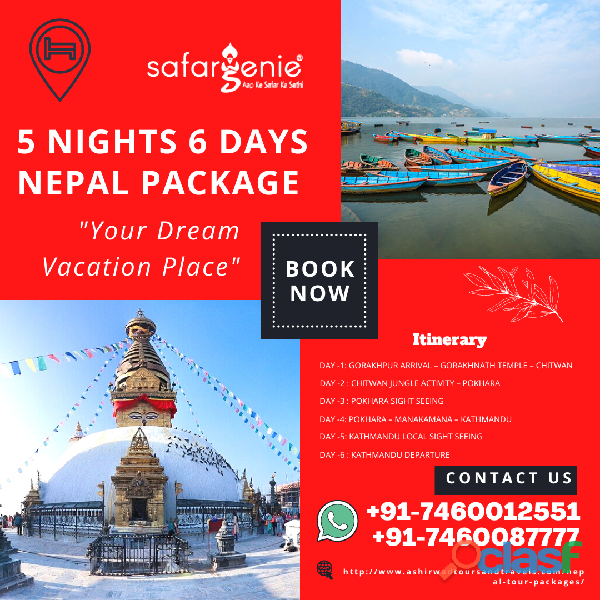 5 Nights 6 Days Nepal Package 2022 | Book Now