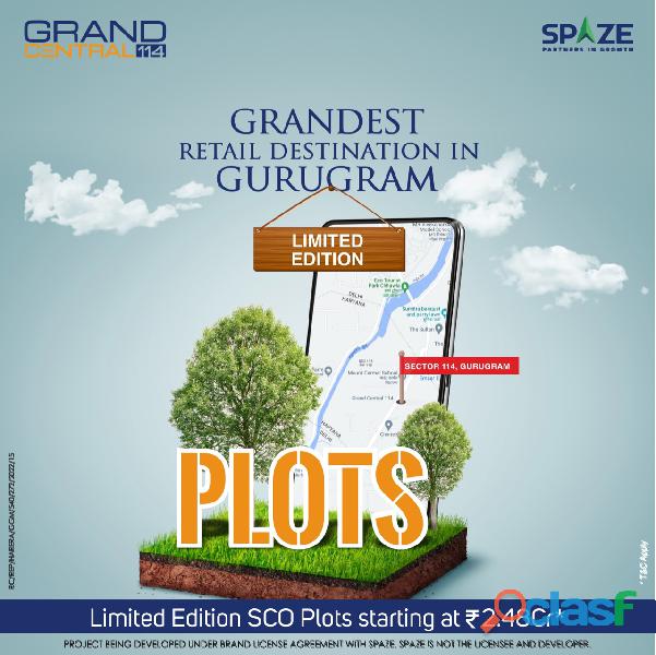 Grand Central 114 | Developed the best SCO plots in Gurgaon