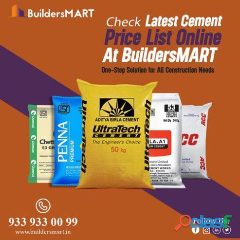 Cement Price Today in Hyderabad | Shop Cement Online in