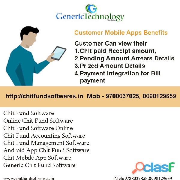 GenericChit Customer Mobile Apps Features