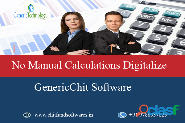 No Manual Calculations Digitalize GenericChit Software
