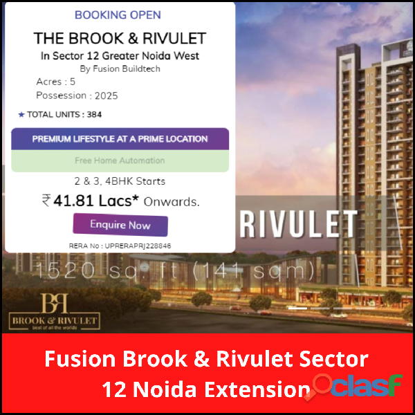 Fusion Brook & Rivulet Noida Extension