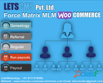 Force Matrix MLM Plan for WordPress WooCommerce Calculation