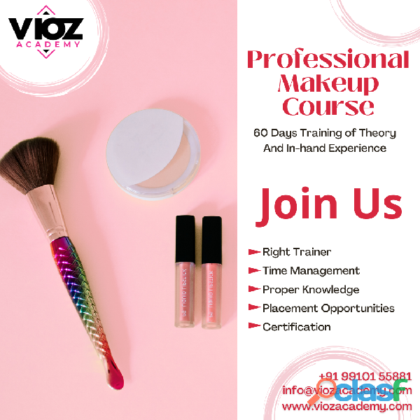 Professional Makeup Courses in Delhi Vioz Academy