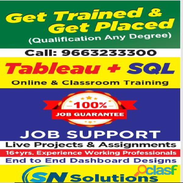Tableau Training &, Job Support