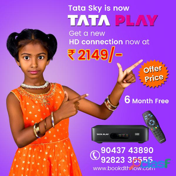 Tata Play New DTH Connection Tindivanam | 9043743890