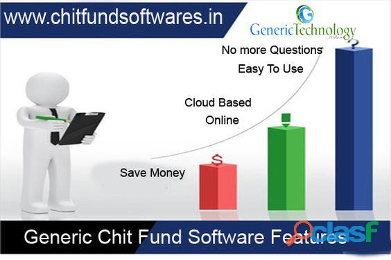 GenericChit Chit Fund Software Features