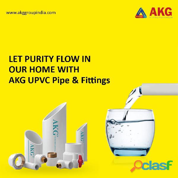 AKG UPVC Pipes for Better Drinking Water System